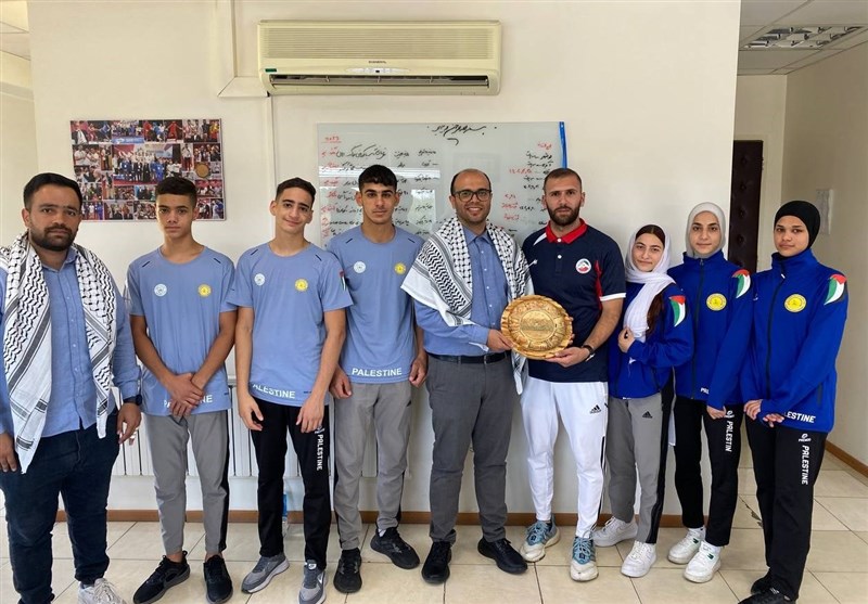 دیدار رئیس فدراسیون ووشو با ملیپوشان فلسطینی