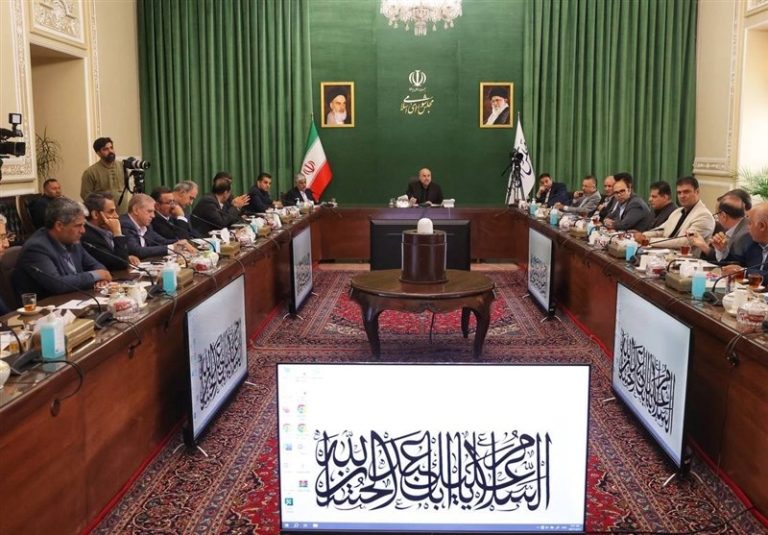 دیدار سرپرست وزارت ورزش و جوانان و روسای فدراسیونها با قالیباف