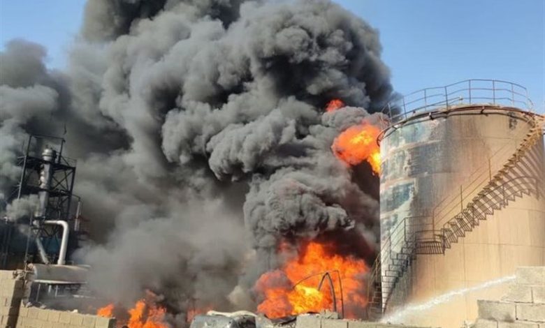 مهار آتش در «پترو پالایش گهر» پس از ۸ ساعت/ ۱ میلیون و ۲۰۰ هزار لیتر مواد بنزینی سوخت + فیلم