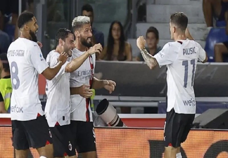 میلان هم به جمع تیمهای پیروز هفته نخست سری A پیوست/ روسونری به رختکن نرفت!+عکس