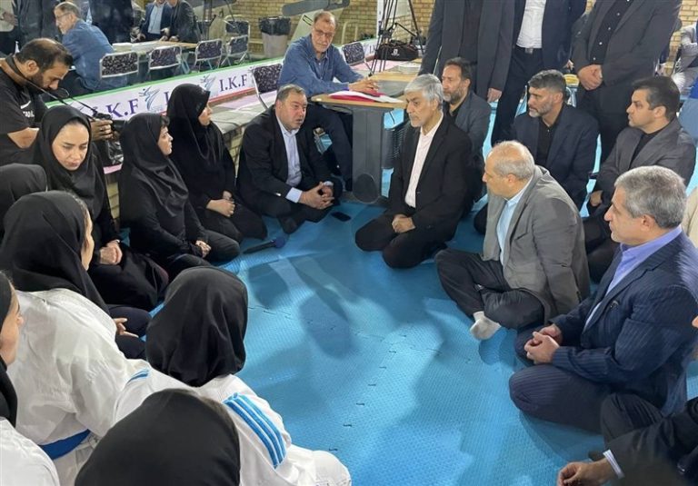 هاشمی و خسرویوفا مهمان اردوی تیم ملی کاراته شدند