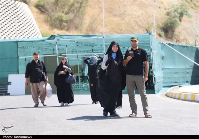 وضعیت مرز تمرچین در روز سهشنبه ۳۱ مرداد ماه/ تردد آسان زائران اربعین از خنکترین مرز + تصاویر