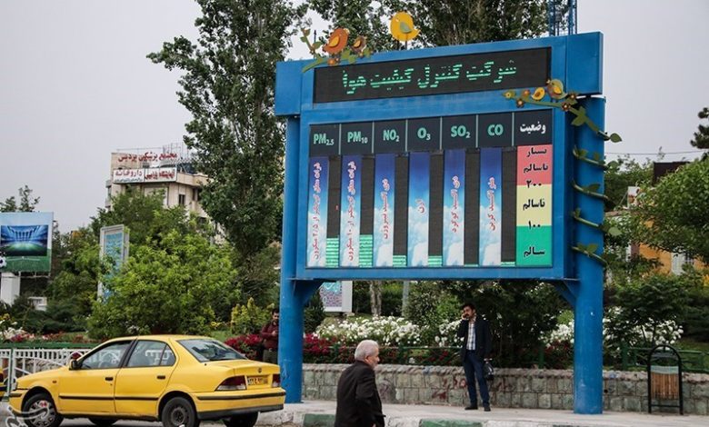 وضعیت هوای تهران ۱۴۰۲/۰۵/۳۱؛ تنفس هوای “قابل قبول” در آخرین روز مردادماه