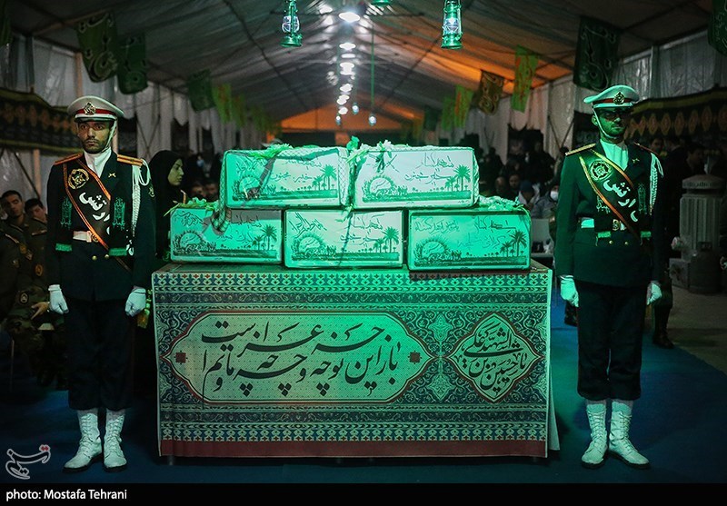 پیکر مطهر سه شهید دوران دفاع مقدس تفحص شد+فیلم