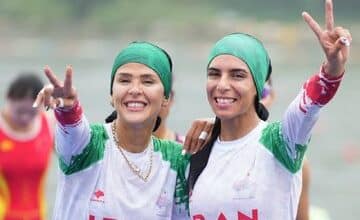 اولین مدال برای کاروان ایران در رویینگ سنگین وزن زنان