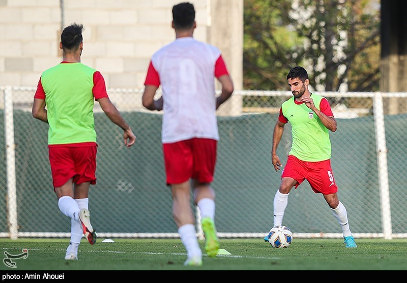 برگزاری جلسه فنی تیم ملی فوتبال ایران پیش از بازی با آنگولا + عکس