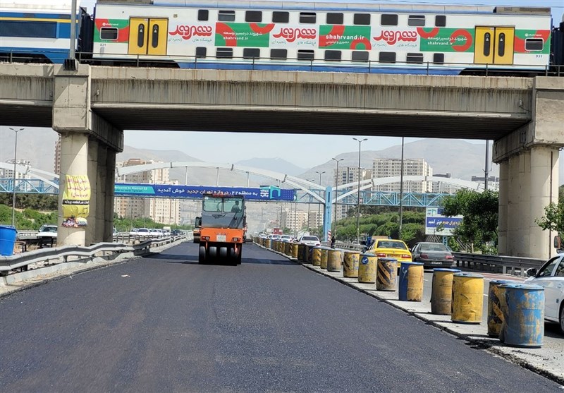 تولید و پخش ۹۰۰۰۰۰ تن آسفالت در سطح معابر بزرگراهی و غیربزرگراهی پایتخت