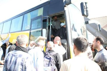 جابهجایی بیشاز ۳۲هزار زائر اربعین با ناوگان حملونقل عمومی قزوین
