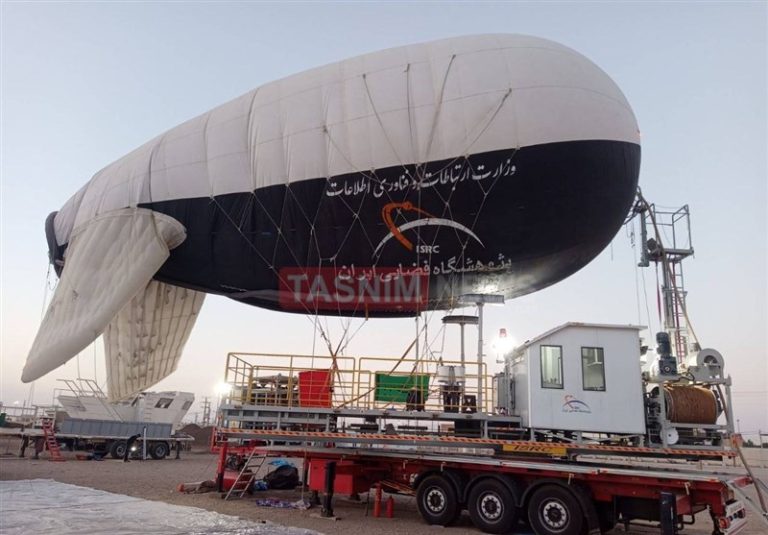 رکوردشکنی بالن مخابراتی پژوهشگاه فضایی ایران در ایام اربعین