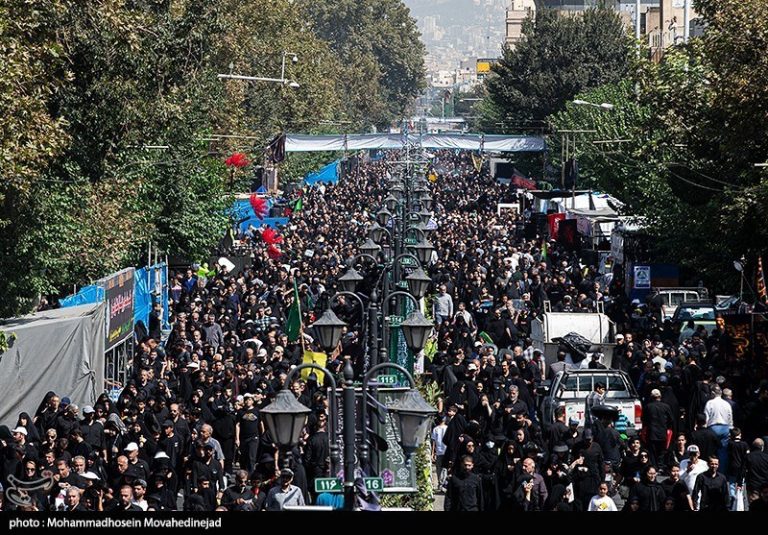 سلام خیل عاشقان به کربلای حسین از قبله تهران+ فیلم و عکس