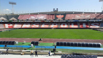 عکس| آخرین وضعیت ورزشگاه آزادی چند ساعت تا بازی پرسپولیس و النصر
