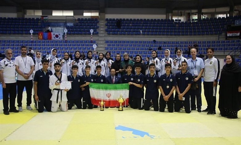 قهرمانی تیم تکواندو نوجوانان دختر ایران در آسیا/ تیم پسران سوم شد