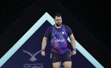 مدال برنز دوضرب برای وزنه‌بردار ایران