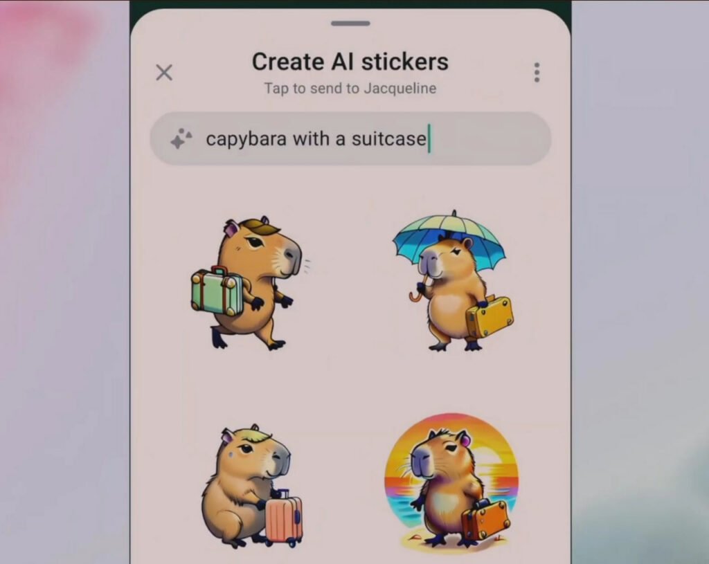 هوشمصنوعی Emu برایتان استیکر میسازد!
