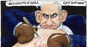 اخراج کارتونیست گاردین به‌دلیل ترسیم کاریکاتور نتانیاهو