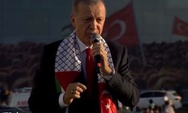 اردوغان: اسرائیل بدون حمایت غرب ۳ روز هم دوام نمی‌آورد