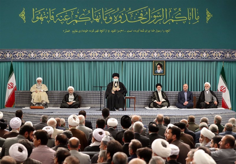 امام خامنه ای: امروز رژیم صهیونیستی لبریز از کینه و غیظ است و قرآن میفرماید موتوا بغیظکم! / رژیم غاصب صهیونیستی، رفتنی است