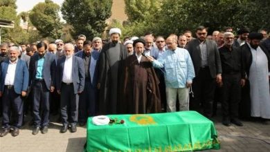 تشییع پیکر زنده‌یاد حجت‌الاسلام رضوان‌طلب در دانشگاه تهران