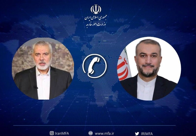 حماس: هنیه و امیرعبداللهیان راههای توقف جنایات اشغالگران در غزه را بررسی کردند