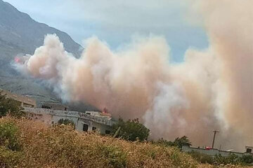 حمله راکتی به پایگاه آمریکا در شرق سوریه