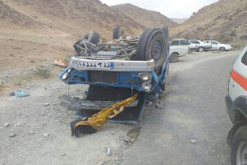 دو حادثه ترافیکی در خوزستان ۱۴ مصدوم بر جای گذاشت