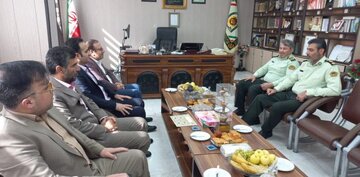 دیدار مدیران شرکت گاز لرستان با فرماندهی انتظامی استان