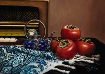 «رنگ آئینه» نمایشگاه نقاشی با نگاهی فرهنگ ایرانی