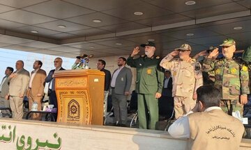 صبحگاه مشترک نیروهای مسلح خوزستان برگزار شد