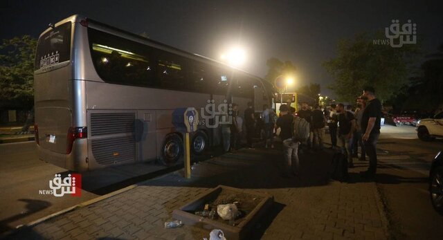 صدها عراقی برای تحصن در حمایت از غزه به مرز با اردن رفتند