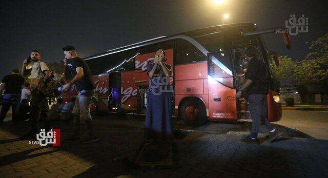 صدها عراقی برای تحصن در حمایت از غزه به مرز با اردن رفتند