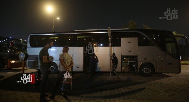 صدها عراقی برای تحصن در حمایت از غزه به مرز با اردن رفتند