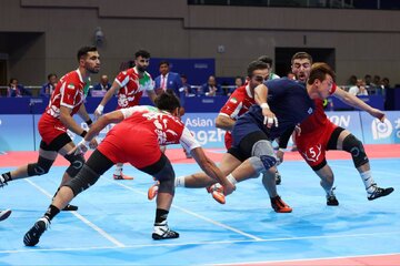 صعود کبدی به فینال بازیهای آسیایی