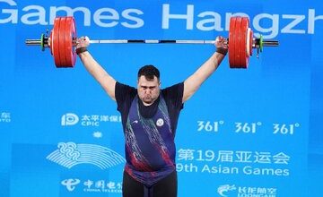 مدال نقره ایران در وزنه‌برداری فوق سنگین