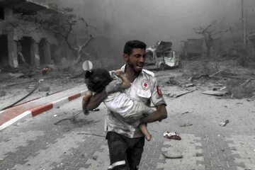 هلوکاستِ غزه /دنیا در شوک بمباران بیمارستان المعمدانی غزه +جدول