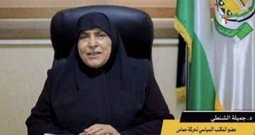همسر یکی از بنیانگذاران حماس به شهادت رسید