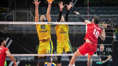 والیبال انتخابی المپیک| شکست سنگین ایران مقابل اوکراین!