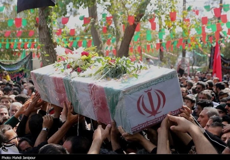 پیکر جانباز ۷۰ درصد شهید نوروزی در مشهد تشییع شد