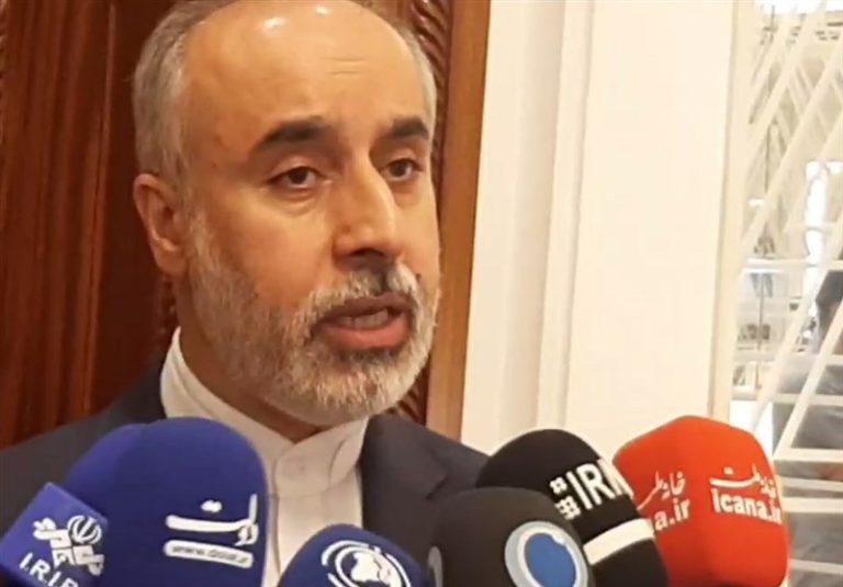 کنعانی: موضوع در دستورکار ایران و قطر، گذاشتن نقطه پایان برای حملات رژیم جنایتکار صهیونیستی است