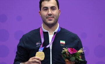 گنج زاده: مدالم را به مردم ایران تقدیم می‌کنم