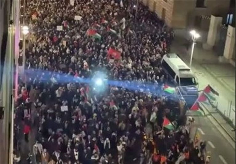 خیزش گسترده ملتهای غربی علیه نسلکشی صهیونیستها/ افزایش شکاف عمیق با حاکمان درباره فلسطین