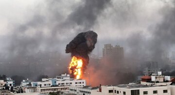 رژیم صهیونیستی ساختمان مجلس قانونگذاری در غزه را منفجر کرد
