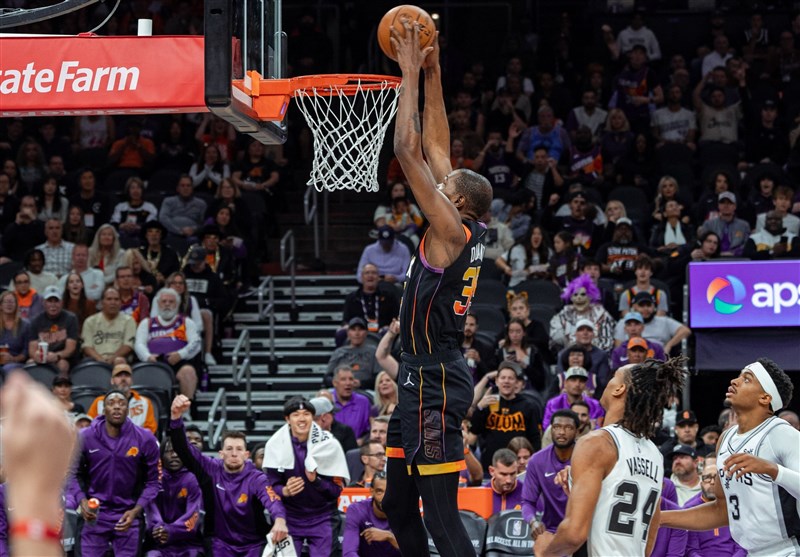 شکست فینیکس مقابل سان آنتونیو در ۷ ثانیه پایانی