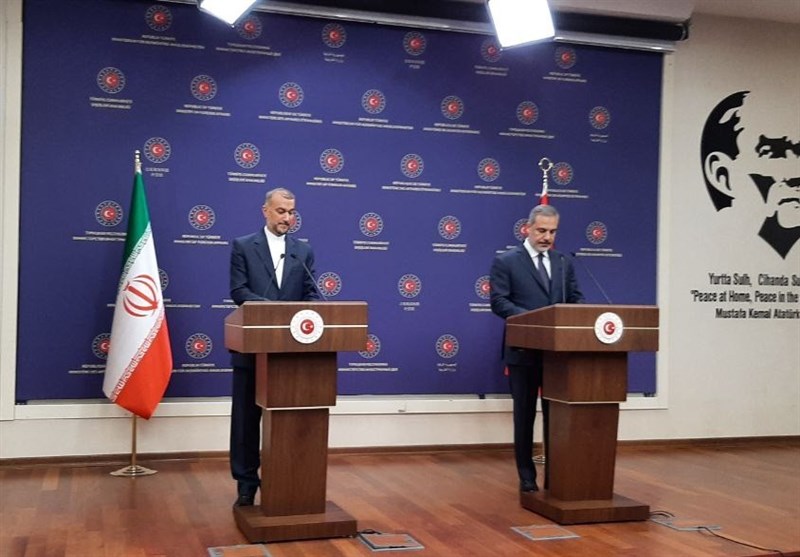 نشست خبری فیدان و امیرعبداللهیان: رئیسی بهزودی به ترکیه میرود/ طرح ایران برای بحران غزه