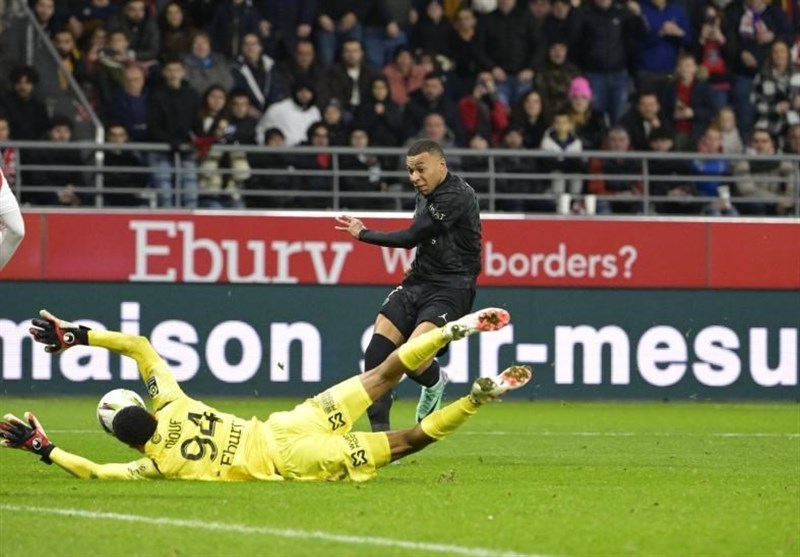 پاریسنژرمن با هتتریک امباپه بر رمس غلبه کرد