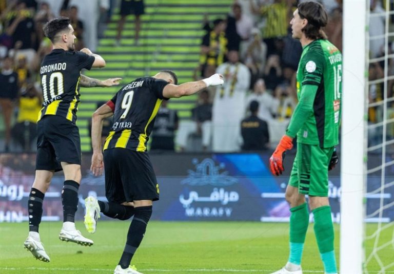 پیروزی الاتحاد پس از اخراج سرمربی؛ بنزما هتتریک کرد