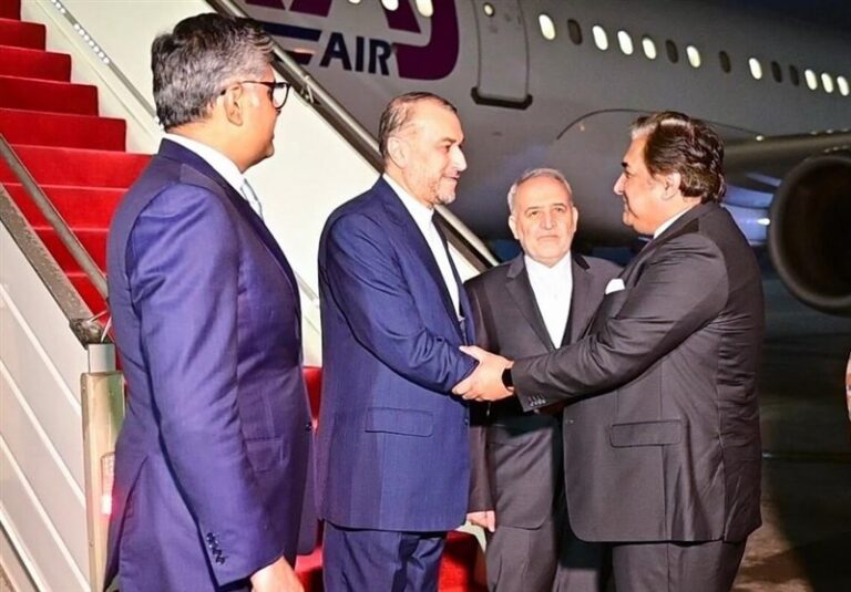 امیرعبداللهیان وارد اسلامآباد شد
