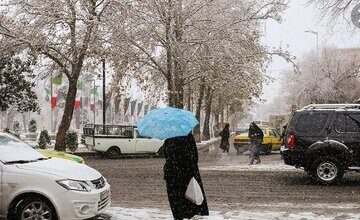بارش های پراکنده برف و باران اصفهان را فرا می گیرد