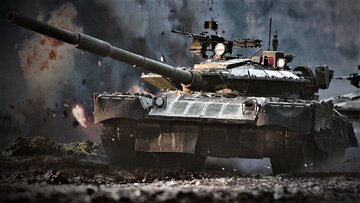 بهترین تانک روسیه در میدان نبرد اوکراین / عکس