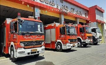 به‌کارگیری چهار دستگاه خودروی جدید در آتش نشانی کرمانشاه در سال جاری