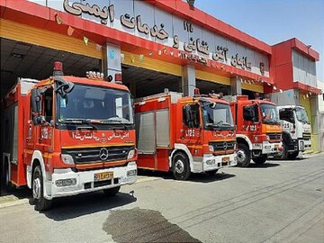 به‌کارگیری چهار دستگاه خودروی جدید در آتش نشانی کرمانشاه در سال جاری